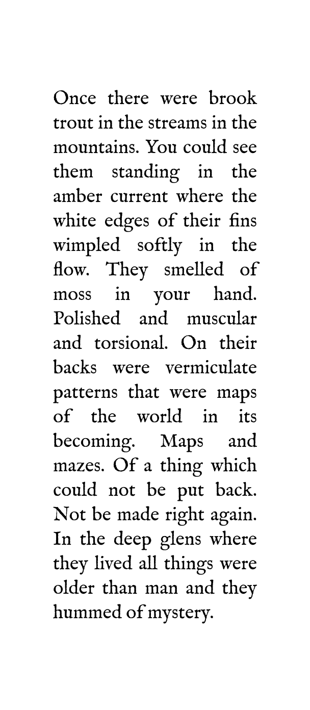 Cormac McCarthy, The Road